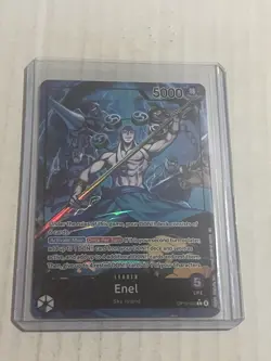 One Piece Adventure On Kami's Island Enel OP15-058 Leader Alt Art English - Image 1
