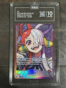 Uta TAG 10- Leader Alt Art OP06-001 Wings of the Captain English Edition - Image 1