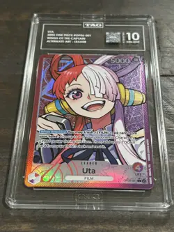 Uta TAG 10- Leader Alt Art OP06-001 Wings of the Captain English Edition - Image 2