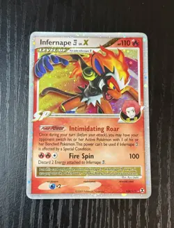 Pokemon Infernape E4 Lv.X 108/111 — Rising Rivals 2009 - Image 1