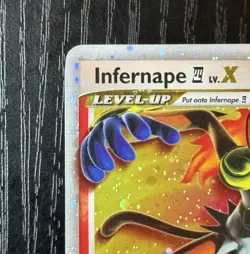 Pokemon Infernape E4 Lv.X 108/111 — Rising Rivals 2009 - Image 2
