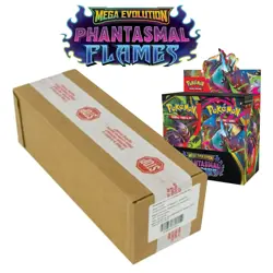 Pokemon TCG Mega Evolution Phantasmal Flames Booster Box (Sealed Case) - Image 1