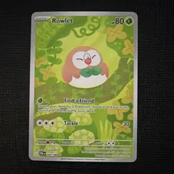 Pokemon Rowlet Illustration Rare English 090/088 Card 2026 - Image 1