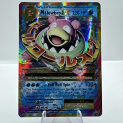 2016 Mega M Slowbro EX 27/108 Ultra Rare XY Evolutions Pokemon Card TCG - Image 2