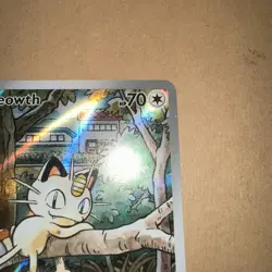 Meowth 106/094 Illustration Rare Phantasmal Flames Pokemon Card TCG NM - Image 4