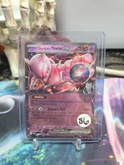 Team Rocket's Mewtwo ex 216 Sv: Scarlet & Violet Promo Cards Holo - Image 1
