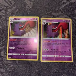 Gengar 057/198 Reverse Holo Pokemon Card | Chilling Reign + Holo Set Set Of 2 - Image 1