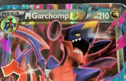 M Garchomp EX XY168 JUMBO HP/DMG Oversized Pokemon Card - Image 2
