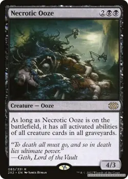 Necrotic Ooze [2X2 - 83] - NM [Normal] TCG MTG - Image 1