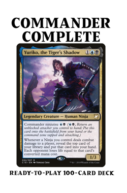 Yuriko, the Tiger's Shadow NINJA TRIBAL NINJITSU Magic MTG Custom Commander Deck - Image 1
