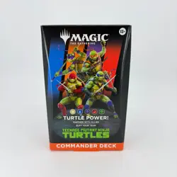 Commander Deck "Turtle Power" Teenage Mutant Ninja Turtles TMT MTG - Image 1