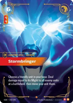 Stormbringer [OGN - 250/298] - NM [Foil] TCG Riftbound - Image 1