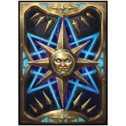 Book of the Stars – MTG Size – 100 Textured Matte Card Sleeves - Image 1