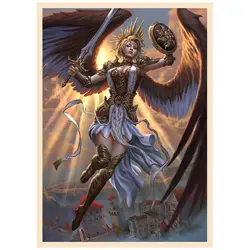 Ivarra – Daybringer Angel – MTG Size – 100 Smooth Matte Card Sleeves - Image 1