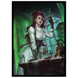 Claudia Hest – Maniacal Mutagist – MTG Size – 100 Smooth Matte Card Sleeves - Image 1