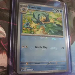 Simipour (Master Ball Pattern) 018/086 Uncommon Pokemon TCG SV: Black Bolt NM - Image 1