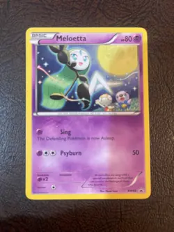 Pokemon MELOETTA BW68 Rare Black and White Promos - LP - Image 1