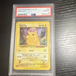 The Pokemon Company Pikachu 008/034 Holo Basic 40 HP PSA 10 - Image 1