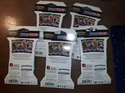 Pokemon TCG Sword And Shield Base Set Booster Pack Lot Of 5 Factory Sealed - Image 3