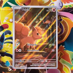 Pokemon TCG Vulpix 138/132 Illustration ME01 Mega Evolution NM/M Condition - Image 3