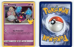 COSMOG 013/025 RARE CELEBRATIONS POKEMON HOLO NM - Image 1