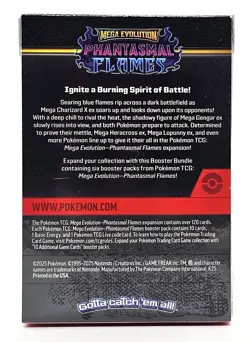 Pokemon TCG Mega Evolution Phantasmal Flames Booster Bundle Sealed New - Image 2