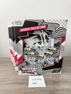 6x LOT SEALED Pokemon TCG S&V White Flare Binder Collection ✅SHIPS IN 1 DAY✅ - Image 1