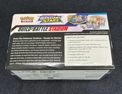 Pokemon Sword & Shield BRILLIANT STARS Build & Battle Stadium Factory SEALED 💎 - Image 5