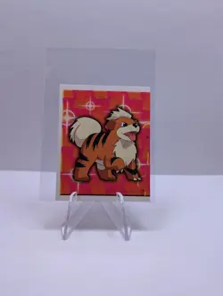 1999 Topps Merlin Nintendo Pokemon Stickers Growlithe 181 LP - Image 1