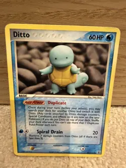 Pokemon Ditto (Squirtle - 64/113- Delta Species- Non Holo NM - Image 1