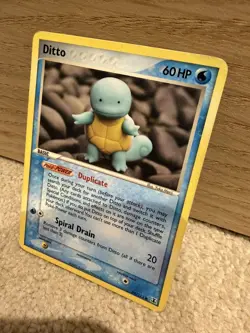 Pokemon Ditto (Squirtle - 64/113- Delta Species- Non Holo NM - Image 4