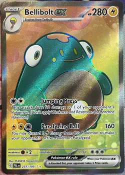 Bellibolt ex Full Art Ultra Rare - 237/193 - Paldea Evolved Pokemon 2023 - Image 1