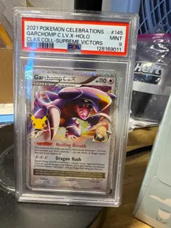 2021 Pokemon Celebrations Classic Collection 145 Garchomp C LV.X PSA 9 - Image 1