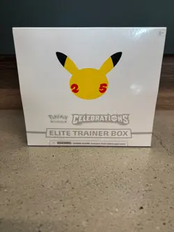 NEW Pokemon Celebrations 25th Anniversary ETB Elite Trainer Box - Factory Sealed 820650809439 - Image 1