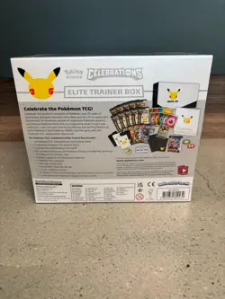 NEW Pokemon Celebrations 25th Anniversary ETB Elite Trainer Box - Factory Sealed 820650809439 - Image 2