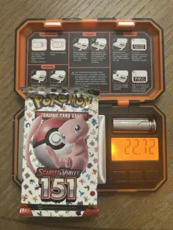 Heavy 22.72g Pokemon 151 Booster Pack 🔥🔥 Weighed Factory Sealed New SEALED - Image 1
