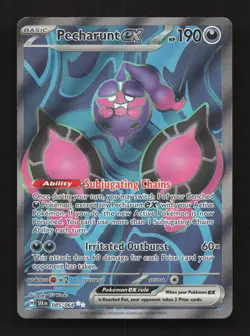 Pecharunt ex 085/064 Ultra Rare Shrouded Fable Pokemon Near Mint - Image 1