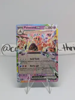 Palossand ex 091/191 Double Rare Pokemon Surging Sparks SV8 NM - Image 1