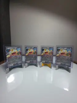 Lot of 4 - Pokemon TCG Meowth ex 062/088 ME03: Perfect Order Double Rare NM/M - Image 1