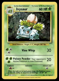 IVYSAUR - 002/034 holo TCG Classic Venusaur Pokemon NM - Image 1