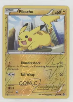 Pikachu Reverse Foil Pokemon Black & White Next Destinies #39 - Image 1