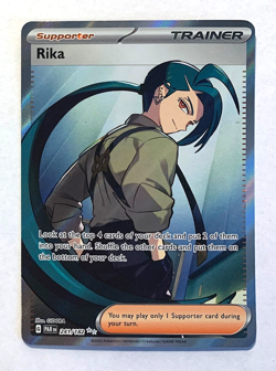 Pokemon Paradox Rift - RIKA - TRAINER ULTRA RARE - 241/182 - NM/M - Image 1