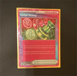 Pokemon Unfair Stamp Trainer Rare Twilight Masquerade 165/167 - NM & SHIPS FREE! - Image 1