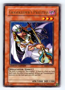 Yugioh Gravekeeper's Priestess ABPF-ENSP1 Ultra Rare - NM 💎 - Image 1