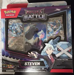 Pokemon TCG Rival Battle Deck Steven - New and Sealed - Image 1
