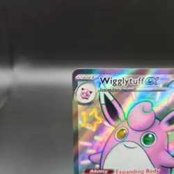 Wigglytuff EX 222/091 Pokemon Card - Paldean Fates - NM - Image 3
