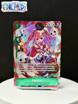 One Piece Card Game 🏴‍☠OP09 - 034 Perona R NM Alt Art Foil ENGLISH - Image 1