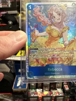 Rebecca OP15-053 SR Adventure on KAMI’s Island ENGLISH ONE PIECE Card - Image 2
