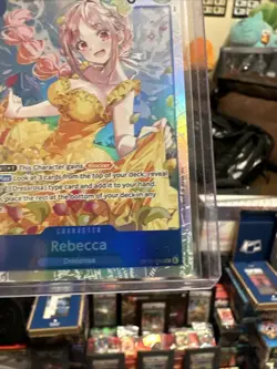 Rebecca OP15-053 SR Adventure on KAMI’s Island ENGLISH ONE PIECE Card - Image 3
