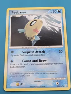 FEEBAS 104/147 - Non-Holo COMMON Supreme Victors 2009 Pokemon Card LP - Image 1